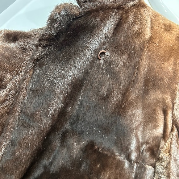 Real FUR  Brown Teddy Jacket with Fluffy Texture-M - Picture 13 of 16